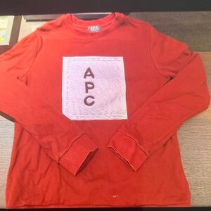 A.P.C. Red Garment Label